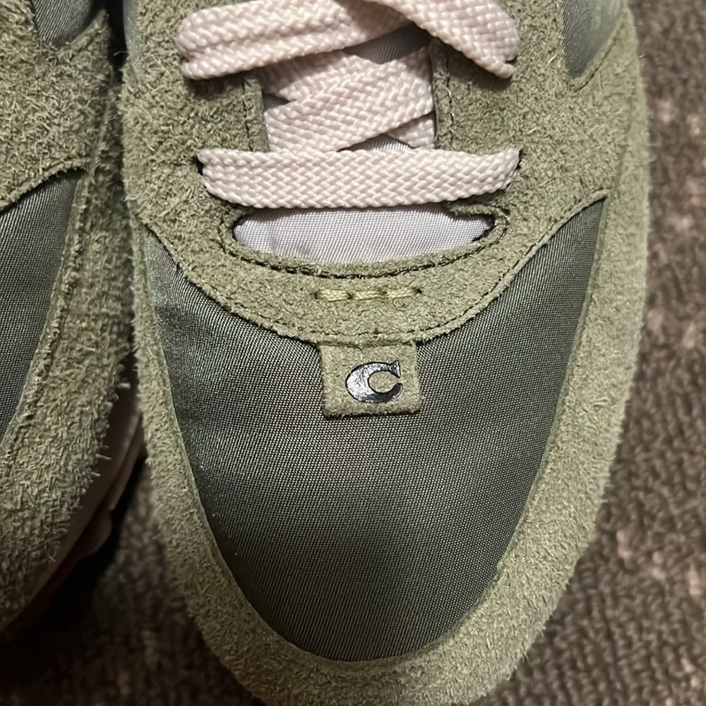 Coach Green and Black Athletic Shoes - Picture 4 of 7